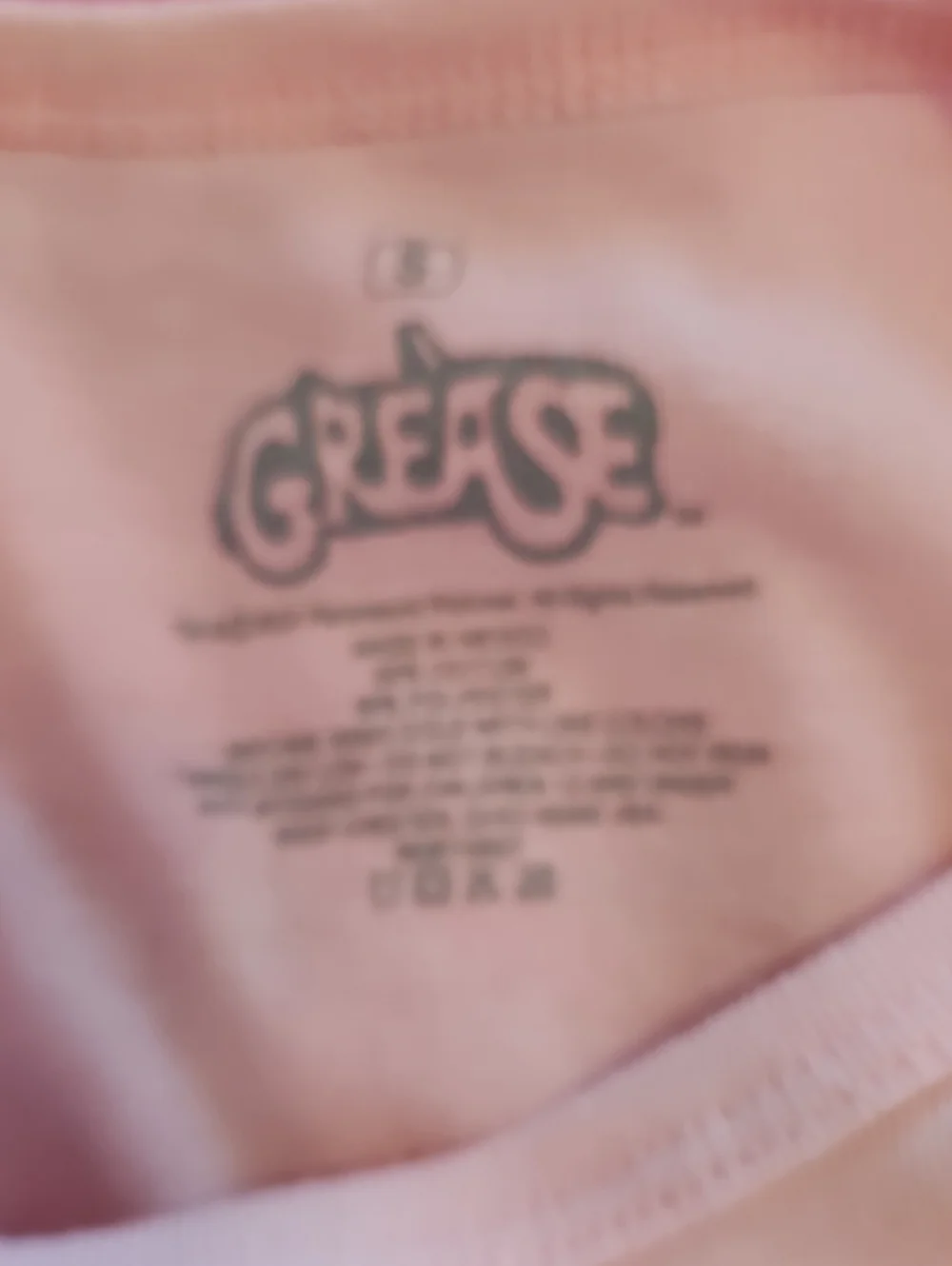 Place SHORTS XXL 16 w Coordinzted Top PINK ladies GREASE movie S Adults Kids 16